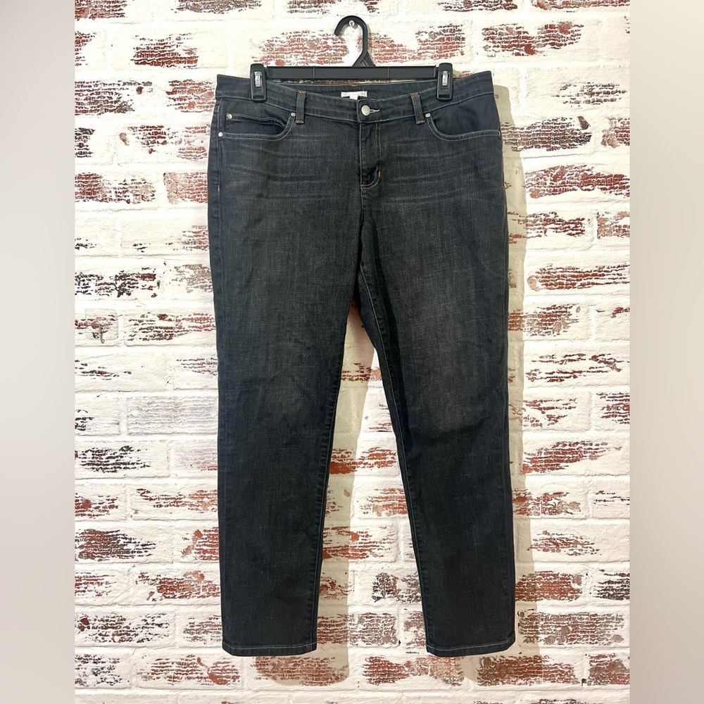 Eileen Fisher Skinny Jeans Organic Cotton Stretch Size 14